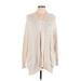 By Anthropologie Cardigan Sweater: Tan Solid Sweaters & Sweatshirts - Women's Size Large