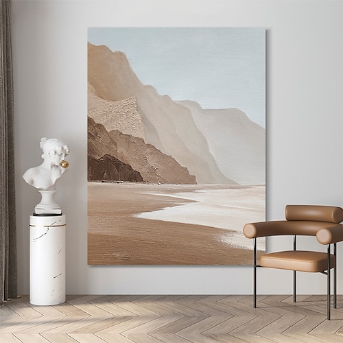 Hang-Ölgemälde Handgemalte Vertikal Abstrakt Moderne Ohne Innenrahmen (ohne Rahmen) Image