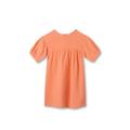 Sanetta Pure Mädchen-Kleid aus Musselin Orange | Hochwertiges und gemütliches Kleid aus Bio-Baumwolle für Mädchen. Baby & Kinder Bekleidung 086