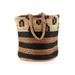 Magid Tote Bag: Black Stripes Bags