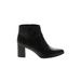 Rockport Ankle Boots: Black Solid Shoes - Women's Size 7 1/2 - Almond Toe