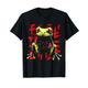 Frosch Text Abstrakt Tier Grafik Zeichnung Motiv Frosch T-Shirt