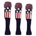 BangBird 3pcs Knit Sock Headcover For Golf Driver Fairway Wood Cover Headcover