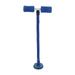 Floor Sit Up Bar Adjustable Sit Up Assistant Device Machine Abs Exerciser with Suction Cup for Abdominal Muscle ExerciseBlue