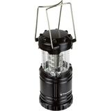 LED Lantern Collapsible and Portable LED Outdoor Camping Lantern Flashlight for Hiking Camping and Emergency By Wakeman Outdoors (Black) 3.25 inches (Diameter) x 7.25 inches (Height)