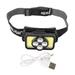 COB Head Lamp USB Rechargeable Led Head Lamp IPX4 Waterproof Headlight Motion Sensor Outdoor Fishing Camping Headlight