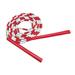 Jump Rope Plastic Flexible Adjustable Soft Wire Skipping Workout Training Tool for Home Gym Red