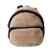 SPGIE Dog Backpack Soft Pet Snack Bag Puppy Cute School Bag Convenient Large-capacity Portable Pet Carrier Bag Outdoor Pet Supplies(khaki)