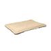 Dog Crate Pad Durable Dog Crate Beds with Zip-ties Small Pet Crate Mat Fits Standard Crate Sizes for Living Room Bedroom Home Apartment Indoor 29.5 x18.5 Machine Washable Beige Velvet