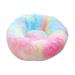 Dog Bed Round Plush Cat Bed Soft Washable Puppy Bed Lovely Pet Bed For Small Dogs And Cats Deluxe Pet Bed 60cm