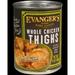 Evangers Super Premium Hand-Packed Whole Chicken Thighs Canned Dog Food 12oz case of 12