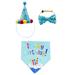 Dog Birthday Bandana Scarf And Dog Girl Boy Birthday Party Hat With Cute Dog Bow Tie For Small Dog Pet Pet Clothes Rack Pet Clothes for Small Dogs Girl Pet Clothes for Small Dogs Boy Pet Clothes for