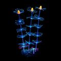 ZPAQI Aquarium Decor Coral Fish Tanks Coral Plant Artificial Silicone Reef Seaweed