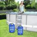 Rvasteizo Universal Pool Ladder And Step Weight(15L) Easy&Quick FillS Sand 250D PVC Dry Bag No More Ripped Sandbag Work With Above Ground/in-Ground Pool Steps