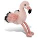 DolliBu Plush Rose Flamingo Stuffed Animal - Soft Huggable Rose Flamingo Adorable Playtime Flamingo Plush Toy Wild Life Cuddle Gifts Super Soft Plush Doll Animal Toy for Kids and Adults - 8.5 Inch