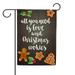 Grandkids Spoiled Here Christmas Garden Flags Gingerbread Man Double Sided Candy Flag Snowflake Outdoor Lawn Yard House Flags