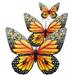 3 Pcs Room Divider Partition House Decorations for Home Butterflies Pendant Crafts