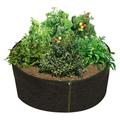 Jaxnfuro Phat Sacks 50-Inch Indoor/Outdoor Black Fabric Raised Garden Bed - 13.6 Square Foot