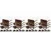 24 Pcs Doll House Trailer Models Miniature Wheelbarrow Mini Verse Make It Mini Food Micro Garden Scene Props Micro Scene