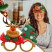 Brenberke Christmas Glasses Frame Decoration Suitable For Christmas Party Holiday Gifts Suitable For Most People