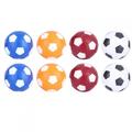 8PCS Mini Colorful Table Soccer Footballs Replacement Balls Tabletop Game Ball 36mm