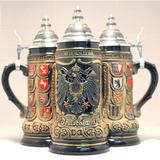 Deutschland Germany Pewter Eagle State s LE German Stein .5L One Mug