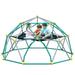 10 FT Geometric Dome Climber Play Center Kids Climbing Dome Tower with Hammock Outdoor Play Equipment Supporting 1000 lbs Easy Assembly Jungle Gym (Grey & Yellow)