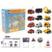 Car Toys with Play Mat City Vehicle Set Alloy Mini Pull Back Vehicle Toys Police Cars Fire Trucks Engineering Cars for Kids Boys Girls