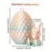 3D Printing Dragon Egg Set Hanging Cool Colorful Dragon Ornament Model Room Desktop Decoration Hangable Car Decoration New Year Gift 1pc Christmas Dragon Egg Acrylic Hanging Ornament