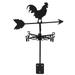 Roof Weather Vane Vain for Yard Iron Weathervane Garden Decoration Metal