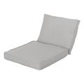 Afuera Living Modern Outdoor Fabric Club Chair Cushions in Silver