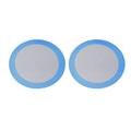 2 Pcs Bbq Mat Baking Silicone Roasting Pan Pans Oven Barbecue Cooking Home Secure Broiler for