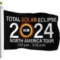 Total Solar Eclipse 2024 Solar Eclipse Decorations Flags For Garden Outdoor Flags 2024 Solar Eclipse Party Supplies Outdoor Banner 3x5 Ft 2024 Solar Eclipse Party Supplies