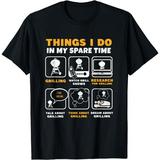 Barbecue Grilling Party Things I Do In My Spare Time BBQ T-Shirt