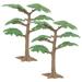 2PC Simulated Landscape Tree Model Mini Pine Tree Cypress Model Funny Kids Tree Toy Tree Decor Vivid Fake Tree Model for Home Office Decor Size M