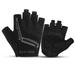 Padded Half Finger Sports Cycling Bike Gloves Shock-Absorbing Anti-Slip Breathable MTB Road Bicycle Gloves - XL