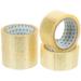 4 Rolls Transparent Sealing Tape Magnetic Tape Wide Tape Transparent Tape Tape Clear Shipping Tape