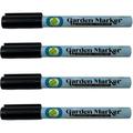 133 SUPPLY - 4 Pack Garden Marker Pen Permanent Markers Black (UV Fade Resistant Marker Pens for Plant Markers Garden Markers Waterproof Pen Black Markers Outdoor Marker for Garden Plant Labels 0.8mm)