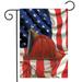 American Garden Flag USA Double Sided United States July 4th Independence Day Patriotic American Flags for Outdoor Patio Lawn