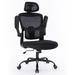 Ergonomic Mesh Office Chair with 3D Adjustable Lumbar Support High Back Desk Chair with Flip-up Arms Executive Computer Chair Home Office Task Swivel Rolling Chairs for Adults