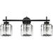 Modern Vanity Light 3-Lights for Bathroom Matte Black Bath Wall Light Fixtures (Black 3 Lights)