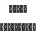 DIY Audio Sound Box Speaker Wall Mount Iron Hook Hanger Plate 15PCS