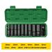 Andoersleeve Inch Adapter 10-piece Socket Sizes Socket Set Material With Box Set 10-piece SocketSleeve Adapter Cr-v Material And 3/8 Inch Drive Socket Sizes 10-22mm Sleeve Siuke 1/2 Dalynn