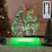 Remote Control Merry Christmas RGB 3D Illusion LED Night Light Sign Lamp Gifts