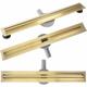 Drain linéaire REA neox slim pro brush gold 70 - or brossé