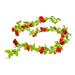 Flower Garland Rose Vine Artificial Flowers Hanging Rose Ivy Hanging Basket Artificial Flowers for Crafts Tropical Flowers Artificial Tall Artificial Flowers Colorful Artificial Flower Rose Gift