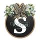 Rvasteizo Home Decor Clearance! Last Name Year Round Front Door Wreath Decorative Hanging Plaques In Front Of The Door