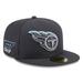 Men's New Era Graphite Tennessee Titans Official 2024 NFL Draft On Stage 59FIFTY Fitted Hat