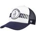 Men's '47 White/Navy Chicago Cubs Cooperstown Collection Wax Pack Express Trucker Adjustable Hat