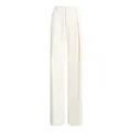 Ralph Lauren , Pleated Slim Fit Full Length Pants ,White female, Sizes: 3XS, XS, 2XS